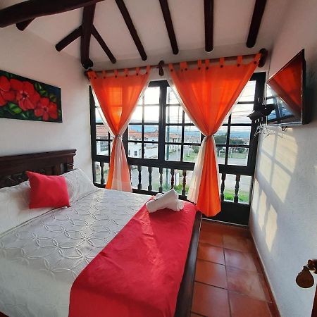 Aparta Hotel El Refugio De Maria Villa de Leyva Dış mekan fotoğraf