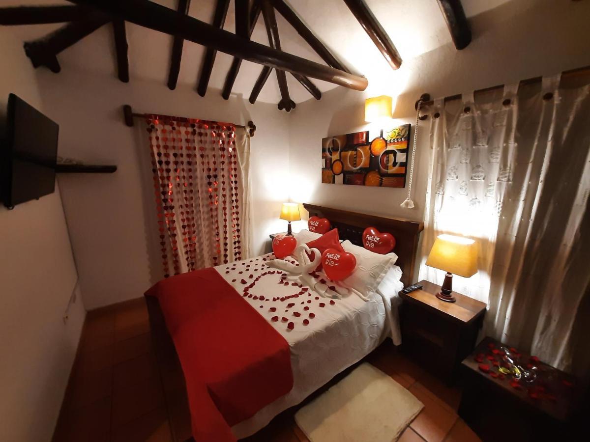 Aparta Hotel El Refugio De Maria Villa de Leyva Dış mekan fotoğraf