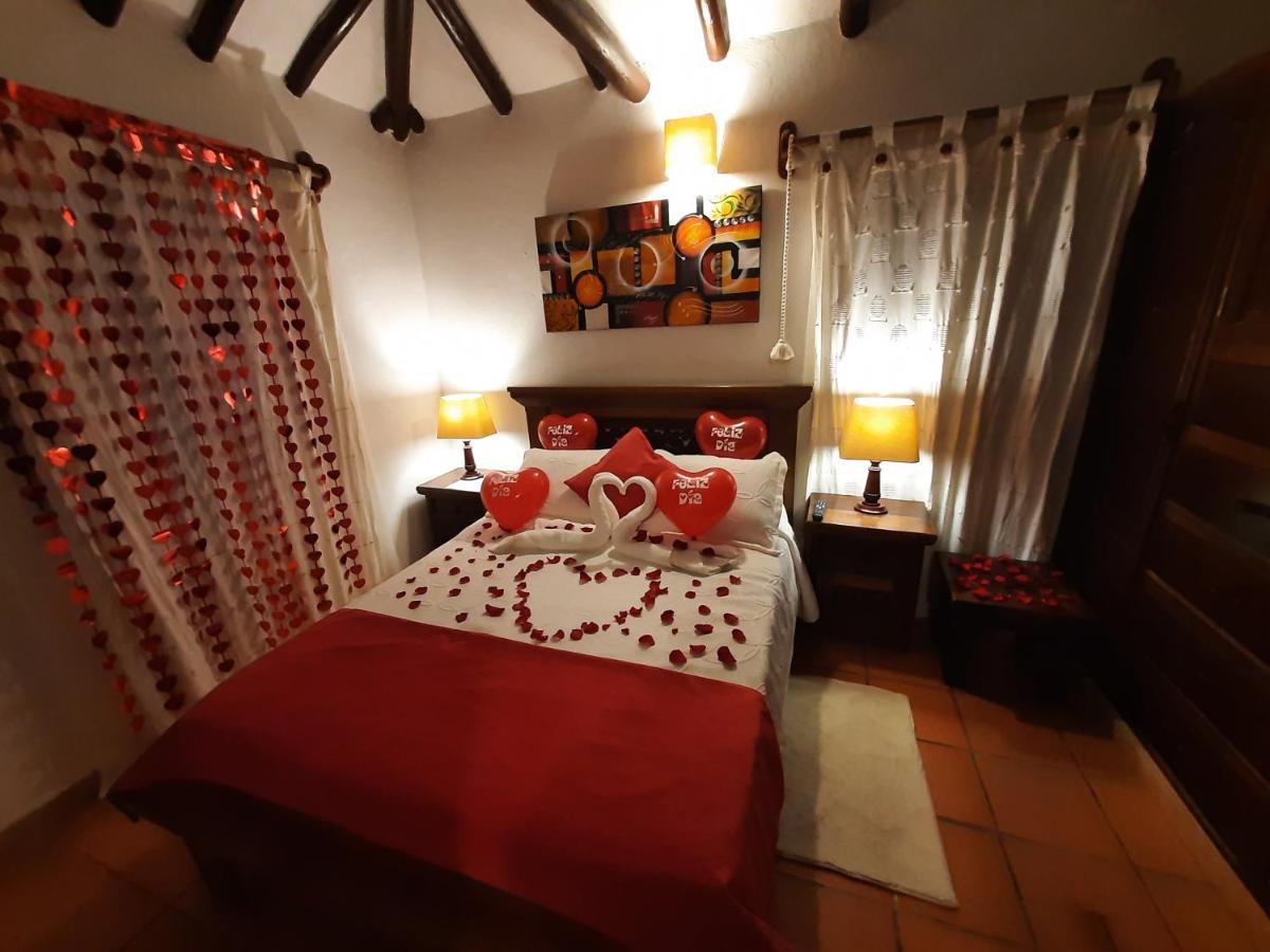 Aparta Hotel El Refugio De Maria Villa de Leyva Dış mekan fotoğraf