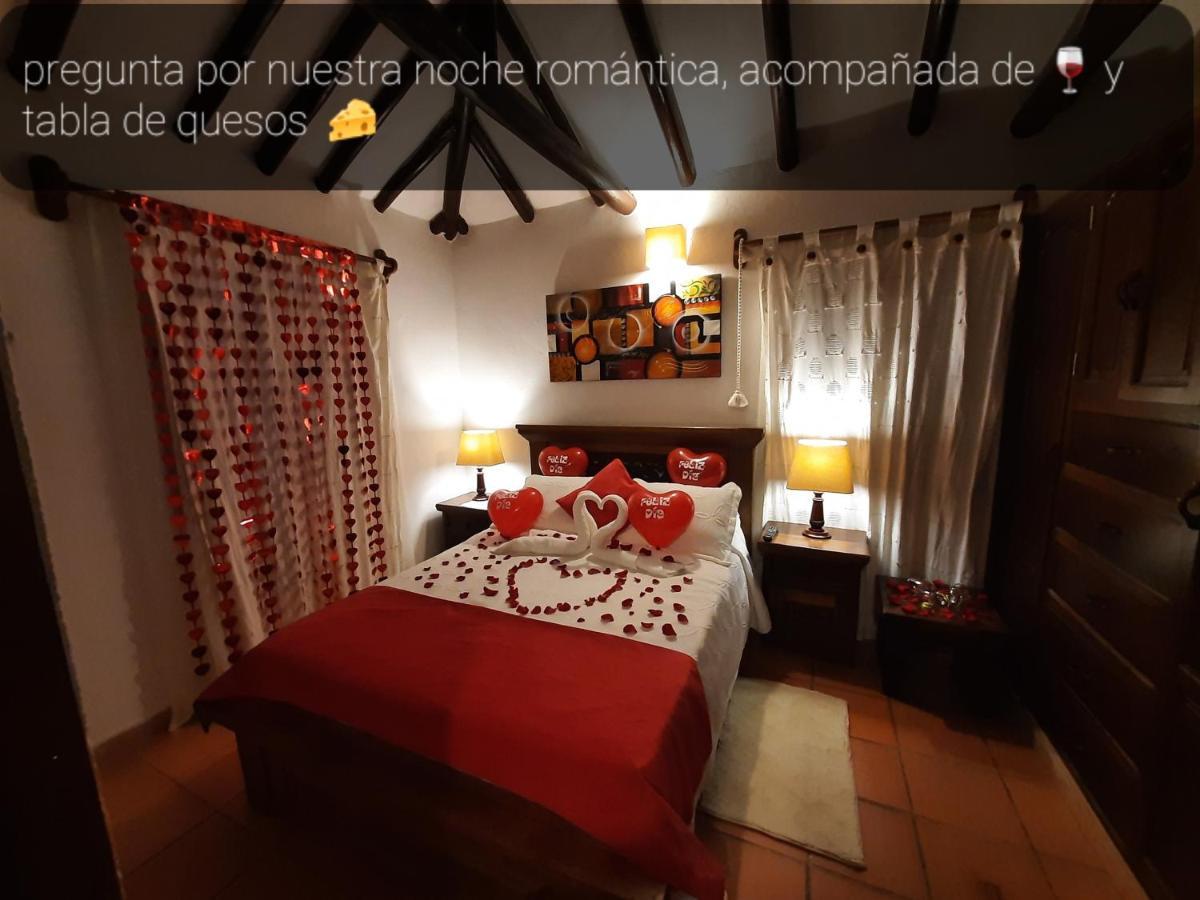 Aparta Hotel El Refugio De Maria Villa de Leyva Dış mekan fotoğraf