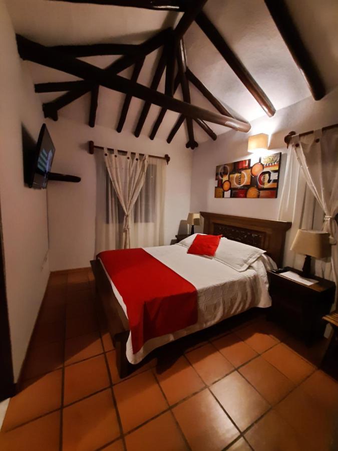 Aparta Hotel El Refugio De Maria Villa de Leyva Dış mekan fotoğraf