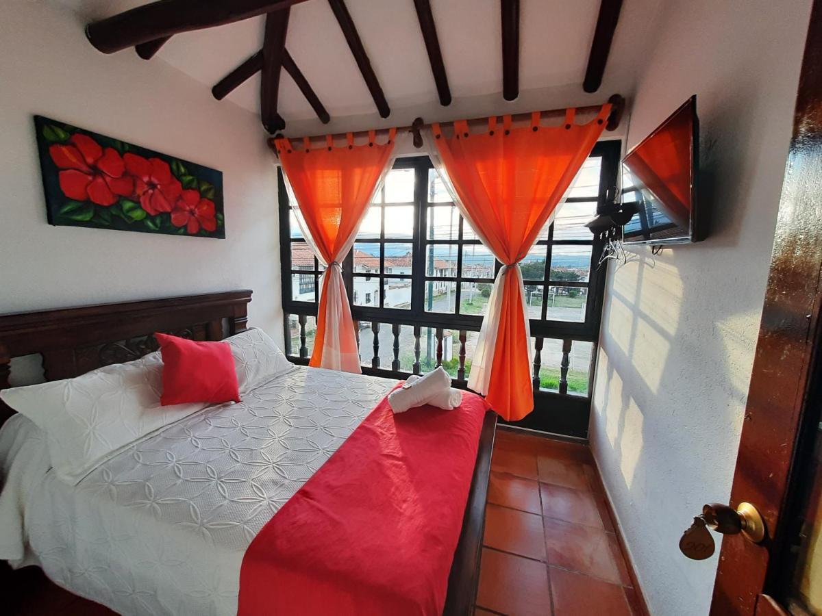 Aparta Hotel El Refugio De Maria Villa de Leyva Dış mekan fotoğraf