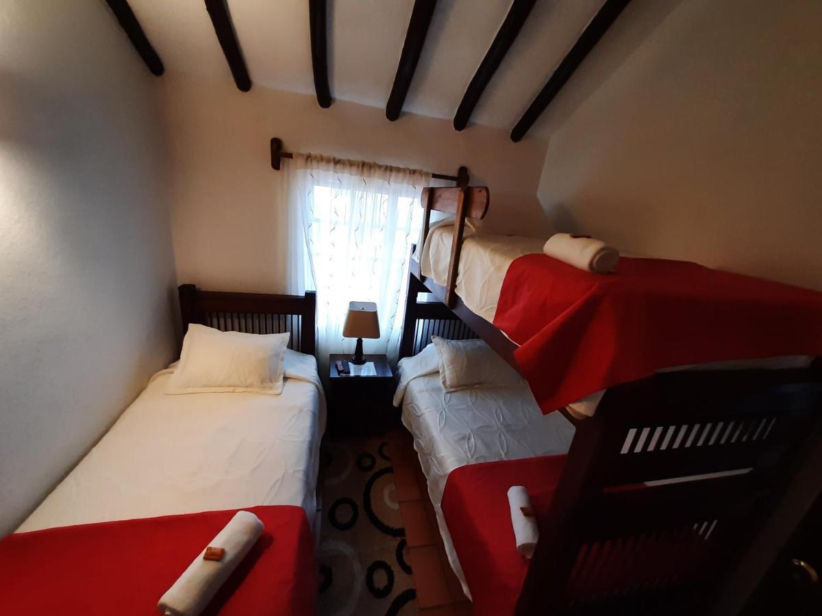 Aparta Hotel El Refugio De Maria Villa de Leyva Dış mekan fotoğraf