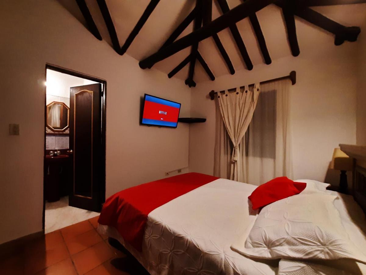 Aparta Hotel El Refugio De Maria Villa de Leyva Dış mekan fotoğraf