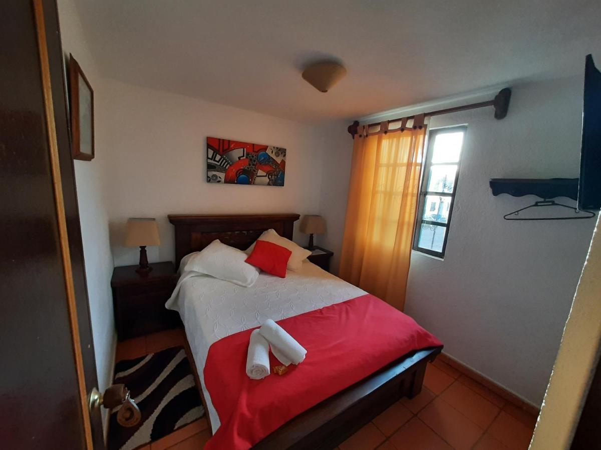 Aparta Hotel El Refugio De Maria Villa de Leyva Dış mekan fotoğraf