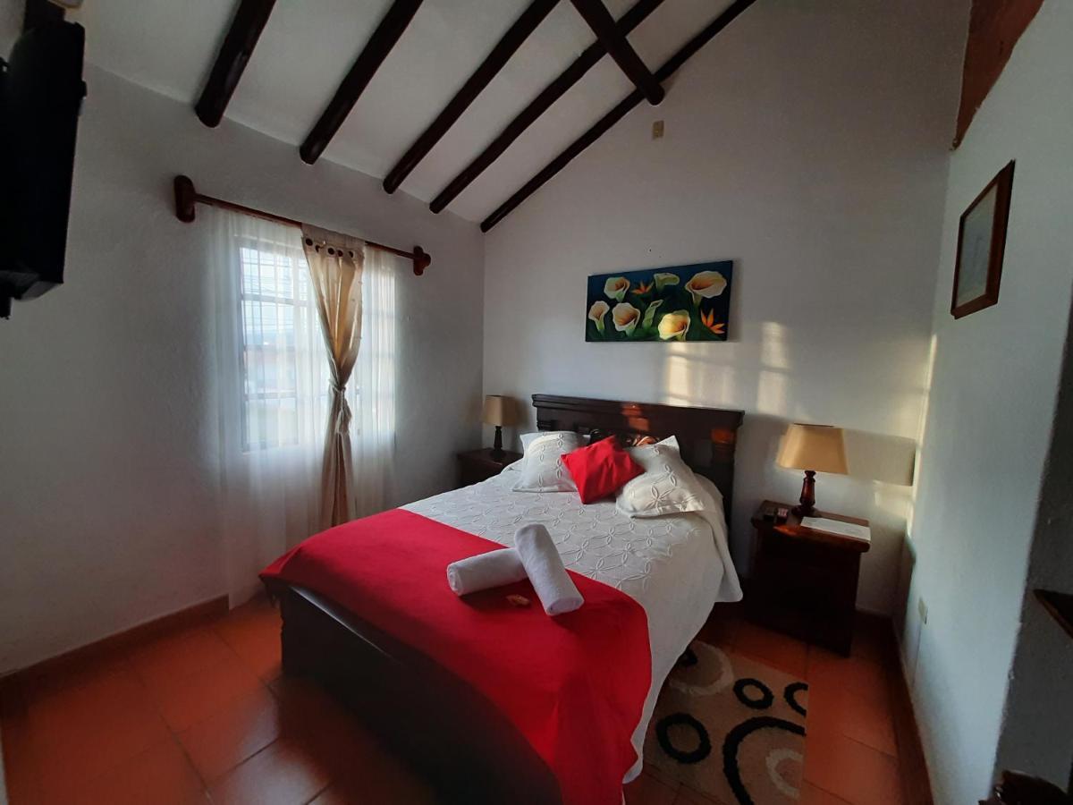 Aparta Hotel El Refugio De Maria Villa de Leyva Dış mekan fotoğraf