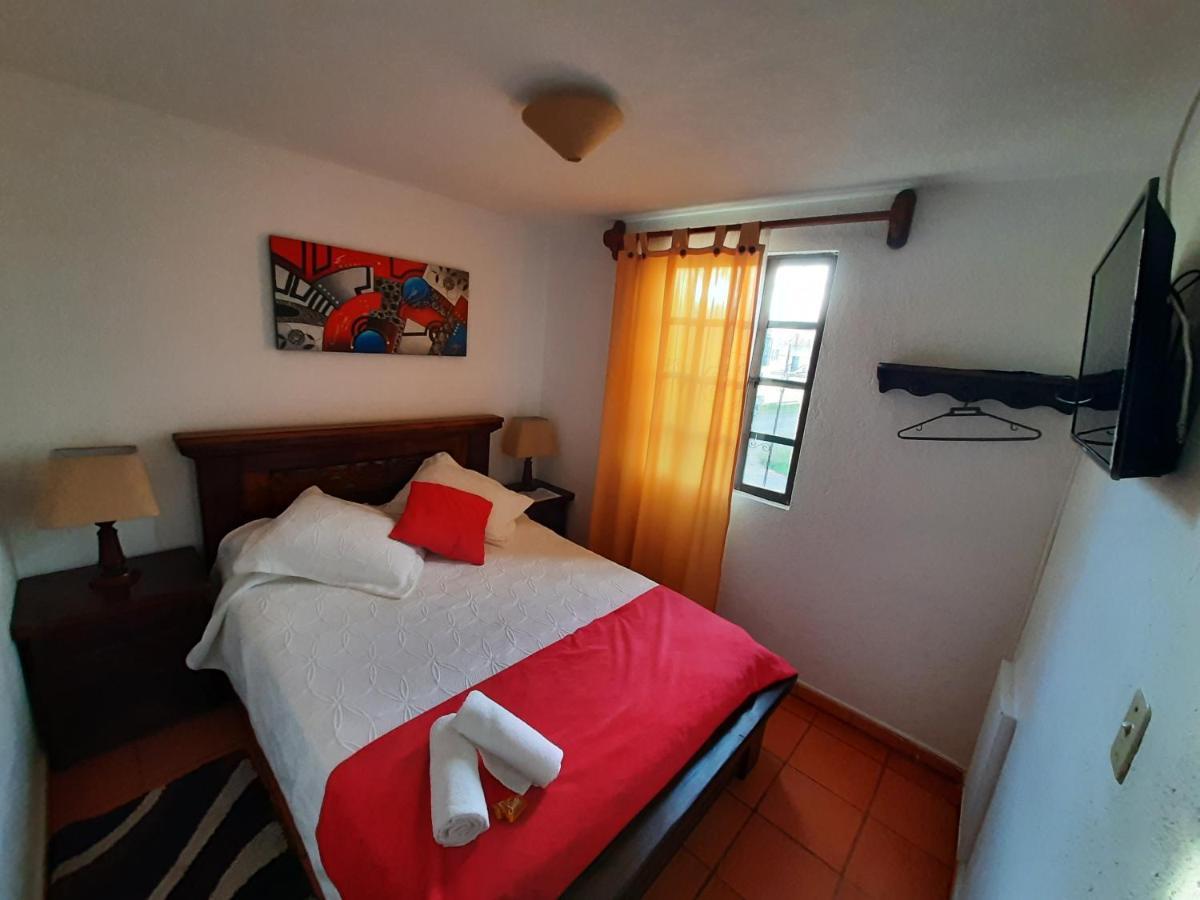 Aparta Hotel El Refugio De Maria Villa de Leyva Dış mekan fotoğraf