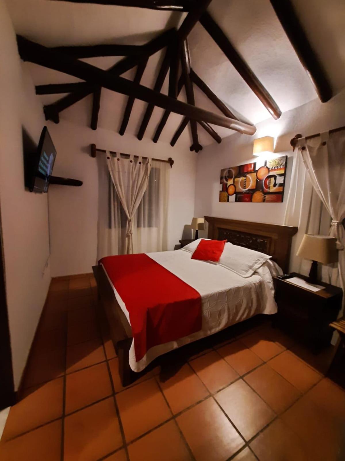 Aparta Hotel El Refugio De Maria Villa de Leyva Dış mekan fotoğraf