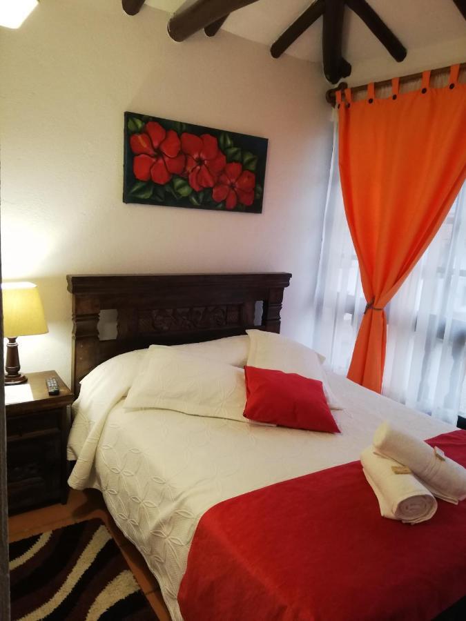 Aparta Hotel El Refugio De Maria Villa de Leyva Dış mekan fotoğraf